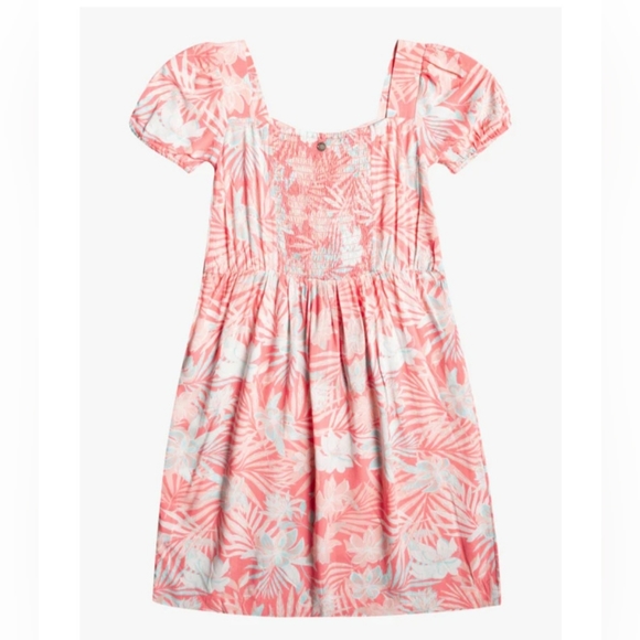 ROXY Girls Unconditional Ocean Skater Dress - Picture 2 of 8